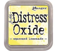 Ranger Pad Tinta Distress Oxide Squeezed Lemonade Tim Holtz, Material sintético, Amarillo, 7.5 x 7.5 x 1.9 cm