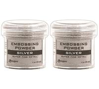 Ranger Polvo de repujado - Plata - Paquete de 2