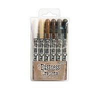 Ranger Tim Holtz Distress Crayon Juego de rotuladores pack de 6