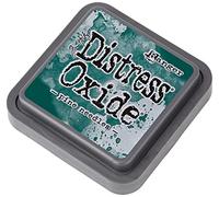 Ranger Tim Holtz Distress Oxide Brushed Corduroy-a 2x2 Raised Pad, with Water-Reactive Dye Ink Tinta Cord, Gris, 7.6 X 7.6 Cm