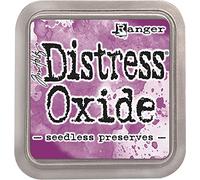Ranger Tim Holtz Distress Oxide Ink Pad Seedless preserves, Material sintético, Morado, 7.5 x 7.5 x 1.9 cm