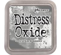 Ranger Tim Holtz Distress Oxide Pad-Hickory Smoke, material sintético, gris, 7,5 x 7,5 x 1,9 cm
