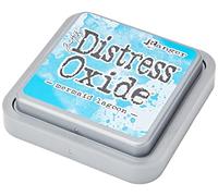 Ranger Tim Holtz Distress Oxide Weathered Wood-a 2x2 Raised Pad, with Water-Reactive Dye Ink Tinta, Azul, 7.6 X 7.6 Cm