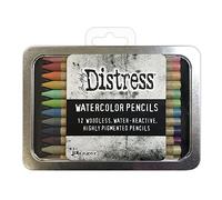 Ranger Tim Holtz Distress Watercolor Pencils 12/Pkg-Set 2
