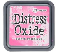 Ranger Tim Holtz Distress Oxide Ink Pad Picked Raspberry, Material sintético, Rosa, 7.5 x 7.5 x 1.9 cm