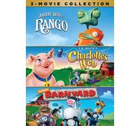 Rango/Charlotte's Web/Barnyard 3-Movie Collection (DVD) (Importación USA)