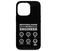 Rango emocional de un ingeniero Funny Engineering Faces Fan Carcasa para iPhone 13 Pro
