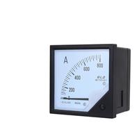 Rangos de amperímetro de CA analógico 6l2-A 30/50/75/100/150/200/250/300/400/500/600/800/1000/1200/2000-5A Frecuencia 50Hz 2000V 80 * 80mm(4000(5A))