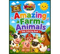 Rangtoons Amazing Farm Animals Coloring Book for Kids Age 3 - 9: Big, Bold and Easy Farm Animal Coloring Pages for Toddlers and Preschoolers (Cute ... Adults - Educational Coloring books for kids)