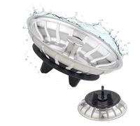 RANJIMA Colador Fregadero,Tapón para Cesta de colador Apto para sifón IK-EA ATLANT DO-MSJÖ Piezas de Repuesto para Cesta de Drenaje tapón de Acero Inoxidable colador con Junta de Goma de Tres Patas