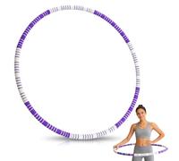 RANJIMA Hula Hoop Reifen, 8 Segmentos Hoola Aro con Diseño de Ondas Extraíble Reorganización Fitness Aro para Adelgazar Hoola Hullahub para principiantes para adelgazar Deportes Fitness Entrenamiento