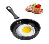 RANJIMA Mini Sartén Antiadherente de 12 cm, Sarten Pequeña Induccion Portátil Sartenes Antiadherentes con asa, Ideal para Camping, Huevos Fritos, Tortilla, Patatas, Bacon, Jamón en Lonchas, Filetes