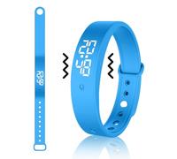 RANJIMA Reloj despertador con vibración, recordatorio de vibración, reloj con temporizador y 10 alarmas diarias, reloj de entrenamiento para orinal, recordatorio de bebidas, recordatorio de píldoras