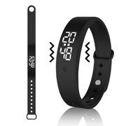 RANJIMA Reloj despertador con vibración, recordatorio de vibración, reloj con temporizador y 10 alarmas diarias, reloj de entrenamiento para orinal, recordatorio de bebidas, recordatorio de píldoras