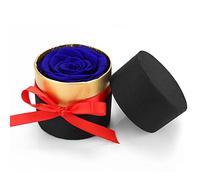 RANJIMA Rosa Eterna, La Bella y La Bestia Rosa Encantada Dia de la Madre Regalos Originales para Mujer Mama Novia Hermana Abuela Caja Regalo, Aniversario Bodas Cumpleaños (Azul)