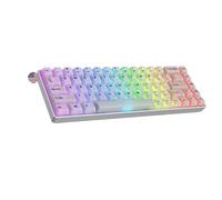 Ranked Master M65 HE 65% | Rapid Trigger Tecnología | Teclado Mecánico Magnético para Juegos | 68 Teclas RGB LED para Gaming PC/Mac | Teclado Americano (Pom Dye Sub, Clear Switch)