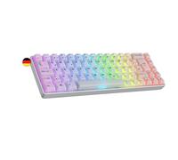 Ranked Master M65 HE 65% | Rapid Trigger Tecnología | Teclado Mecánico Magnético para Juegos | 69 Teclas RGB LED para Gaming PC/Mac | Teclado Alemán (QWERTZ) (Pom Dye Sub, Clear Switch)