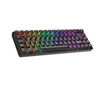 Ranked Master M65 HE 65% | Rapid Trigger Tecnología | Teclado Mecánico Magnético para Juegos | 69 Teclas RGB LED para Gaming PC/Mac | Teclado Francés & Belga (AZERTY) (Negro, Clear Switch)