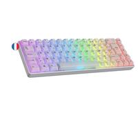 Ranked Master M65 HE 65% | Rapid Trigger Tecnología | Teclado Mecánico Magnético para Juegos | 69 Teclas RGB LED para Gaming PC/Mac | Francés & Belga (AZERTY) (Pom Dye Sub, Clear Switch)