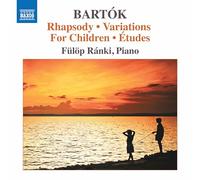 Ranki,Fülöp - Bartok, B.: Piano Music, Vol. 8 - Rhapsody / Variations / For Children (original version) / 3 Studies