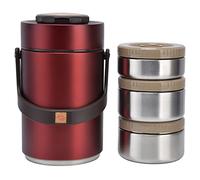 Rankomu 2.3L Fiambrera Térmica para Alimentos, Termo 3 capas 304 Acero Inoxidable Aislamiento al Vacío, Recipiente para Comida Caliente para Trabajo, Viajes, Picnic y Camping