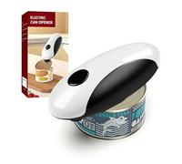 Rankomu Abrelatas eléctrico automático, portátil, recargable, abrelatas de cocina con imán para todas las latas, carga tipo C, inalámbrico para el hogar y camping (16 x 6,5 x 5,5 cm)