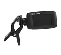 Rankomu Afinador universal AROMA Afinador de guitarra digital, afinador cromático para guitarra, bajo, ukelele, diseño portátil, AT-200 negro, instrumento musical universal
