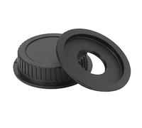 Rankomu Anillo adaptador de lente de montaje C con tapa trasera para cámara Canon EF EFS, anillo de conversión de lente para lente de montaje C a Canon, compatible con lentes CEOS