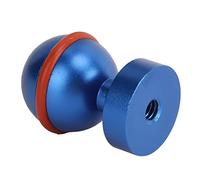 Rankomu Cabeza de bola de luz de buceo, construcción de aleación de aluminio, anodizado de revestimiento duro, diseño pequeño y ligero, compatible con cámaras submarinas y linternas de buceo