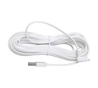 Rankomu Cable de extensión de alimentación para cámara de seguridad, 7,6 m, cable de carga USB resistente al agua de PVC para reemplazo, compatible con la mayoría de cámaras de seguridad