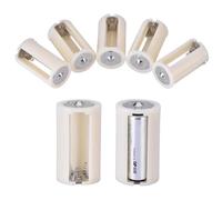 Rankomu Convertidor de Batería AA a D de 5 PCS - 3 Ranuras AA Paralelo con Soporte Duradero de ABS - Adaptador para Dispositivos Electrónicos, Linternas y Situaciones de Emergencia