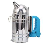 Rankomu Cúpula eléctrica de humo de abeja, herramienta de apicultura de acero inoxidable con cubierta térmica, pulverizador ahumador eléctrico para apicultura y eficiente