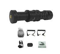 Rankomu CVM-VM10II - Micrófono de video direccional cardioide compacto para cámara con soporte de choque para OSMO, A7RII, Pana GH4, GH5