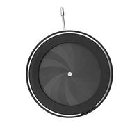 Rankomu Diafragma de apertura de diafragma, diafragma de apertura de iris mecánico ajustable, mango de aleación de aluminio, compatible con microscopio y cámara, control de precisión