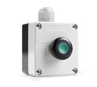 Rankomu IP67-40°C One Button Control Box Drucktastenschalter für Toröffner, Wasserdicht Frostsicher Einfache Installation 22mm Öffnung für Garagentor