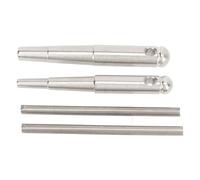 Rankomu Juego de 2 llaves de grifo para instrumentos de viento, herramienta de mantenimiento de metal para reparación de instrumentos de viento de trombón y cuerno francés, incluye mango para un uso