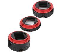 Rankomu Juego de anillos de extensión macro de enfoque automático, 1 m, 21 mm, 31 mm para montaje EF, adaptador de lente de aleación de aluminio para Canon 5D4/5DSR/5DS, Macro Photography Accory