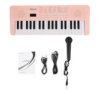 Rankomu keyboardpianoforbeginners - Piano de teclado electrónico de 37 teclas, 200 tonos, 200 ritmos, 35 demostraciones, instrumento musical portátil con micrófono, modo de alimentación dual, regalo