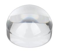 Rankomu Lupa óptica de 6 aumentos, lupa acrílica portátil para lectura, domo pisapapeles, diámetro de 10 cm, ligera y clara