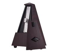 Rankomu Metronomefordrums - Metrónomo mecánico de pirámide universal, material ABS, herramienta de práctica portátil para guitarra, violín, piano, bajo, principiantes, tempo ajustable, 4.5 x 5.5