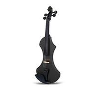 Rankomu NAOMIV1 NAOMI V1 Series 4/4 Violín eléctrico de tamaño completo, cuerpo de madera maciza tallado a mano, arco octogonal de madera de Brasil, cable O para auriculares, funda de transporte