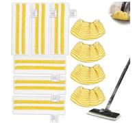 Rankomu Paquete de 10 paños de limpieza de microfibra, compatibles con limpiadores de vapor Karcher EasyFix SC1, SC2, SC3, SC4, SC5, 6 paños de piso y 4 paños de boquilla de herramientas de mano