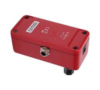 Rankomu Paquete de pedales de distorsión de pedal de efecto, mini pedal de guitarra de distorsión de metal rojo, True Bypass, pedal de efecto de guitarra eléctrica, diseño compacto, ligero