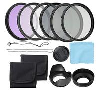 Rankomu Profional - Kit de filtros de lente de cámara, filtros UV CPL FLD de 52 mm con juego de filtros de densidad neutra de altura Photo ND, accesorios de fotografía impermeables