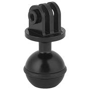 Rankomu Soporte de cabeza de bola giratoria de 360° de metal, adaptador de base de brazo de lámpara de fotografía, negro, compatible con accesorios de cámara