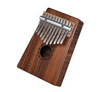Rankomu thumbpiano - Piano de pulgar de 10 teclas Mbira Sanza, madera maciza de koa hawaiano, incluye bolsa de transporte, libro de música, martillo de afinación, regalo musical para los amantes de la