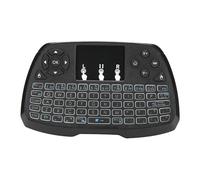 Rankomu Toucad - Mini teclado retroiluminado, 2 en 1, doble ratón, accesorio para juegos de tamaño manual, negro, diseño compacto para juegos y uso diario