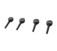 Rankomu Violin Accories - 4 clavijas de afinación de violín, clavijas de afinación de madera para violín, aspecto fino portátil, negro, modelo M00588