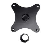 Ranley Adaptador de soporte para monitor con orificios de 75 mm - Adaptador Bracket Monitor,Piezas de repuesto portátiles horizontales verticales cabeza esférica 17 mm para entretenimiento móvil casa