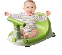 Ranley Asiento de baño para bebé, asiento de bañera, taburete de ducha ergonómico para niños | Multifuncional baño de bebé no tiene que deslizarse en forma de motocicleta asiento de ducha para niños